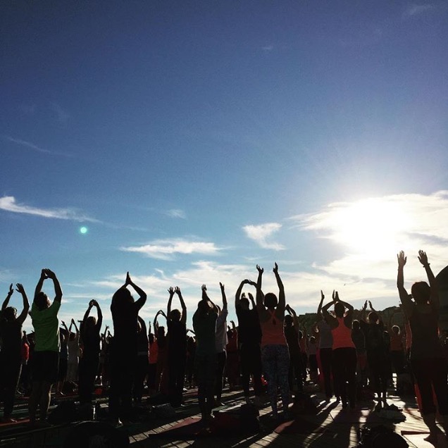 Sun Salutations from Hastings New Pier